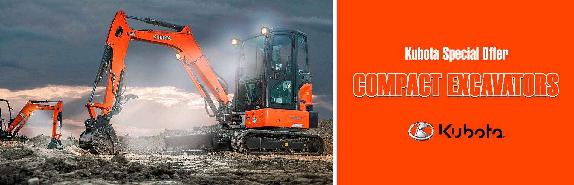 Kubota: Kubota Special Offer - Compact Excavators